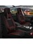 Mazda B Serisi Lüx Deri Oto Koltuk Kılıfı Ön Arka Takım (Elit) Siyah Kırmızı 2