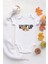 Organik %100 Pamuk Uzun Kollu Beyaz Wake Up Teddy Bear Bebek Body Bebek Badi Çıtçıtlı Zıbın 1