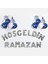 Ramazan Süsleri Hoşgeldin Ramazan Gümüş Folyo Balon ve 30 Adet Metalik Balon 1