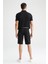 Slim Fit Kemerli Bermuda Şort N4990AZ22SM 7