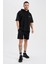 Fit Oversize Fit Kapüşonlu Baskılı Kısa Kollu Pamuklu Tişört Z5632AZ23SP 2