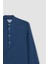 Slim Fit Dik Yaka Uzun Kollu %100 Pamuk Gömlek M9434AZ23SM 8
