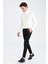 Slim Fit Balıkçı Yaka Triko Kazak R1124AZ22WN 8