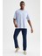 Oversize Fit Bisiklet Yaka Basic Kısa Kollu Pamuklu Tişört V3861AZ22SP 8