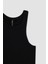 Slim Fit Dar Kesim Halter Yaka Fitilli Kaşkorse Atlet X6705AZ23SP 8