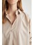Oversize Fit Poplin Uzun Kollu %100 Pamuk Gömlek T8735AZ23SP 8