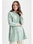 Regular Fit Gömlek Yaka Baskılı Uzun Kollu Tunik Z5833AZ23SP 8