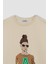 Relax Fit Bisiklet Yaka Baskılı Sweatshirt Tunik Z2074AZ23SP 8