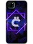 Huawei Y5P Kılıf Hd Desen Baskılı Arka Kapak - Dark Neon Yaprak Ö Harfi 1