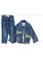 368713 Kot Ceketli 3lu Takim 2y/5y - Mavi - 1-2 Yaş 1