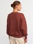 40114 Cep Detaylı Sweatshirt-Kahve 2