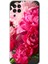 Samsung Galaxy M32 Kılıf Hd Desen Baskılı Arka Kapak - Kırmızı Beyaz Gül 1