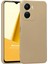 Matte Silicone Vivo Y16 Kılıf Gold 1