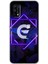 Realme 7 Pro Kılıf Hd Desen Baskılı Arka Kapak - Dark Neon Yaprak G Harfi 1