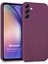 Matte Silicone Samsung Galaxy A54 Kılıf Mor 1