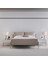 Legato Çift Kişilik Başlıklı Karyola 2'li Set,suni Deri - Krem 2