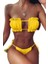 Brezilya Model Büzgülü Bağlamalı Bikini Takım 1