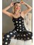 Papatya Dantelli Ip Askılı Örme Kadın Pijama Takımı 1