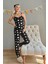 Papatya Dantelli Ip Askılı Örme Kadın Pijama Takımı 5