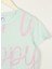 Baskılı Yeşil Kız Çocuk T-Shirt Pars 3