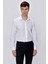 Erkek Beyaz Basic Slim Fit Dar Kesim Gömlek 1