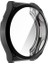 Huawei Watch Gt3 Pro 46MM Kordon Önü Kapalı Renkli Silikon Siyah 1