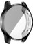 Huawei Watch Gt3 42MM Kordon Önü Kapalı Renkli Silikon Siyah 1