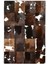 Koyu Kahverengi Dana Derisi Patchwork Halı 240 x 340 cm 1