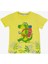 Erkek Çocuk Şortlu Takım Kampçı Timsah Baskılı 2-6 Yaş, Neon Sarı 3