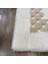 Krem ve Karamel Renk Peluş Halı 140 x 200 cm 4