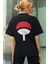 Anime Uchiha Logo Ön - Arka Baskılı Tişört 1