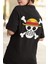 Anime One Piece Hasır Şapka Korsanları Ön - Arka Baskılı Tişört 1