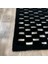 Siyah Parçalı Peluş Halı 80 x 150 cm 2
