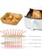 Airfryer Fritöz Pişirme Kağıdı, Gıda Sınıfı, Yüksek Kalite, Kare 50'li, 16X4.5 cm 5