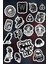 Gothic Harajuku Sticker Seti (17 Adet) 1