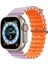 Apple Watch 38 40 41 42 44 45 49 MM Uyumlu Kordon Çift Renkli Ayarlanabilir Titanium Tokalı Şık Ocean Silicone Loop Strap 1