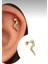 Çelik Yılan Model Gold Kıkırdak Helix Tragus Piercing 1