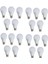 LED Ampül 9 W E27 Duy Günışığı Renk 20 Adet 2