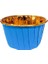 Kağıt Muffin Kek Kalıbı 25'li Mavi - Gold 2