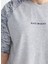 Bisiklet Yaka Baskılı Gri Melanj Erkek T-Shirt E-Mıkes 5
