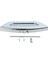 Hotpoint Ariston Uyumlu WDG862BXEU - WMD1043BXEU Çamaşır Makinesi Kapak Mandal Tutamağı Inox 1
