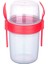Take "n" Go Kaşıklı ve Çatallı Müsli Kabı 650 ml (Kırmızı) 1