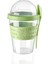 Take'n Go Kapaklı Kaşıklı Hazırla ve Çık Hazneli Yoğurt Kabı 600 ml (Yeşil) 1