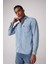 Lee Regular Fit Normal Kesim %100 Pamuk Mavi Jean Kot Gömlek 2