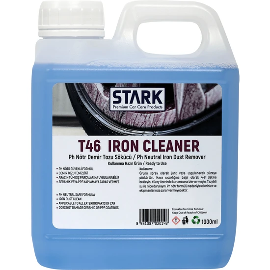 Stark Premium T46 Iron Cleaner Ph Nötr Demir Tozu Sökücü 1 Lt