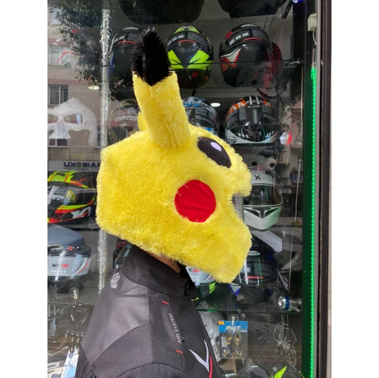 ASSGARDI Pikachu Pika Kask Kılıfı Kask Aksesuarı