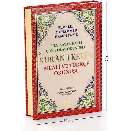 Kur'an-ı Kerim Meali ve Türkçe Okunuşu Üçlü (Orta Boy) Bilgi - Elmalılı Muhammed Hamdi Yazır