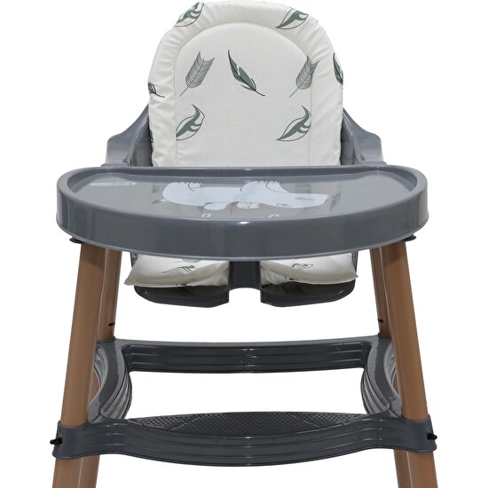 Mor Bebe Lüx Mama Sandalyesi Minder ( Tüm Mama Sandalyelerine Uyumludur ) Beyaz