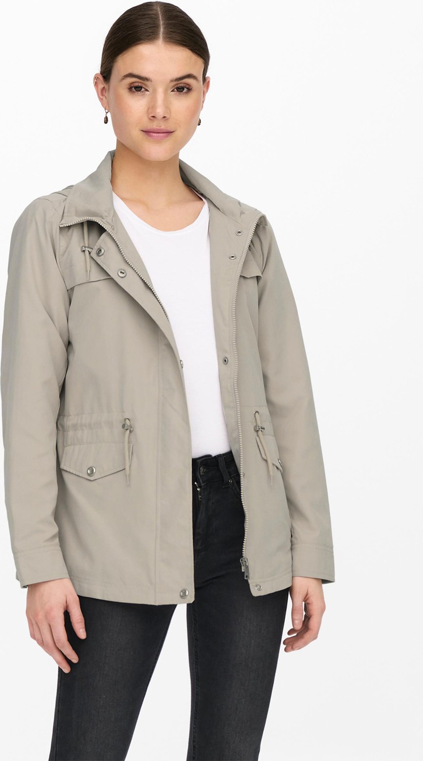 Only 15218612 Only Kadın Trençkot Silver Lining görsel 3