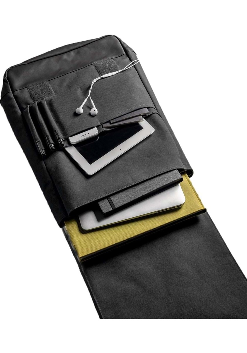 Bagorama Unisex 15.6" Laptop / Tablet Uyumlu Kumaş Sırt Çantası - Siyah görsel 7